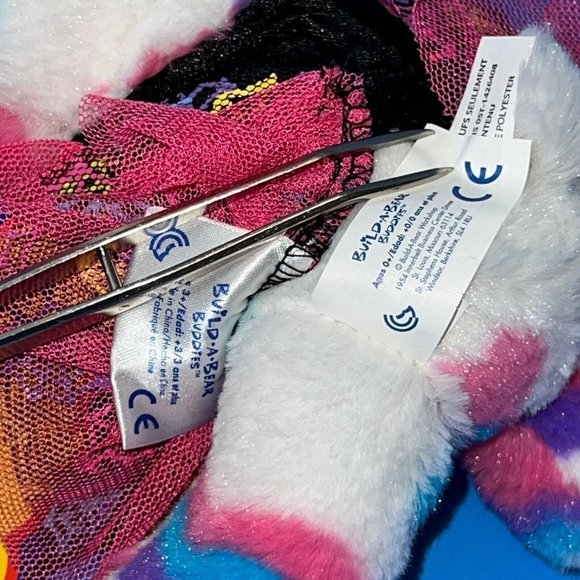 Build A Bear Smallfry Buddies Hearts & Hugs 7" Plush Skeleton Witch Dress Tags - Picture 7 of 9